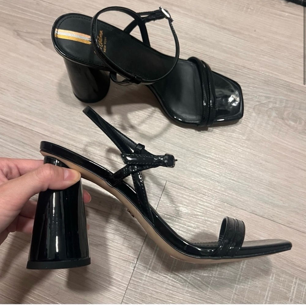 Sam Edelman Women's Patent Leather Black Sandals
